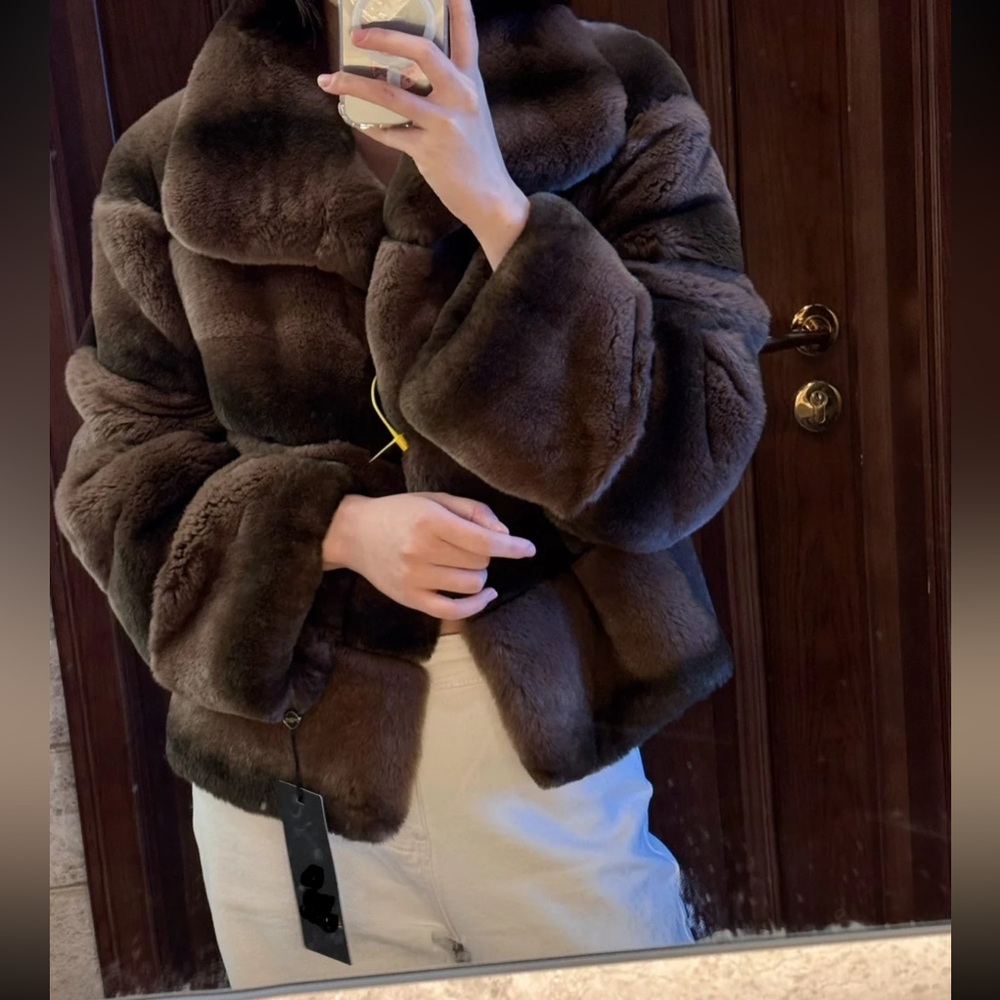 Rex rabbit fur coat must have